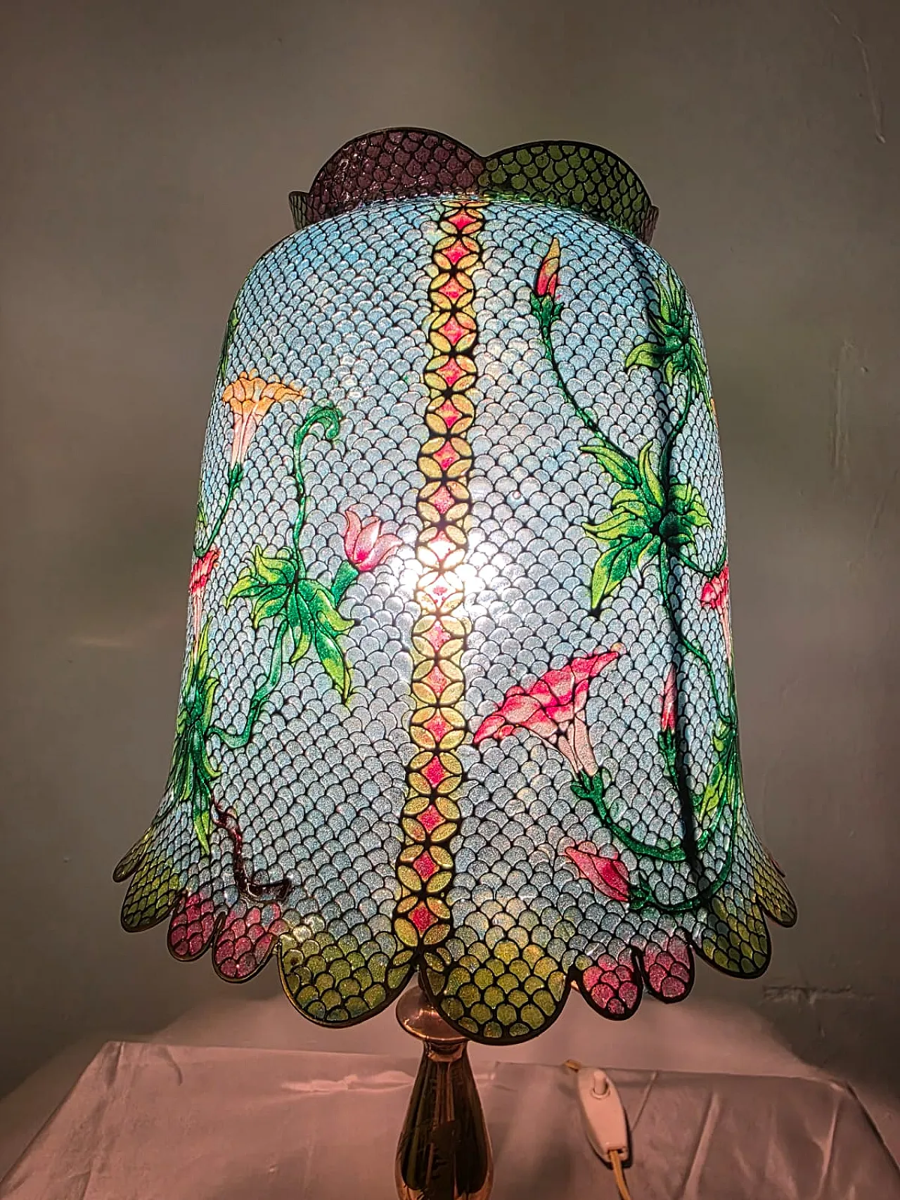 Eastern Ab-Jour in Plique à Jour 12