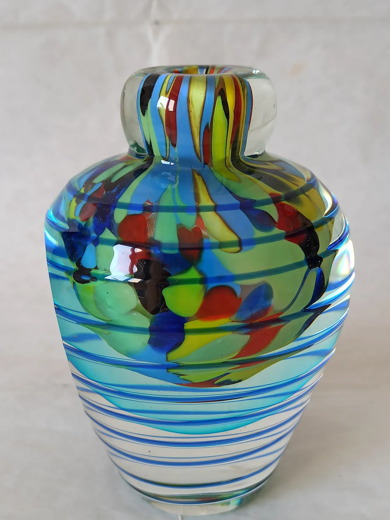 Vaso in Vetro di Murano anni '70 2