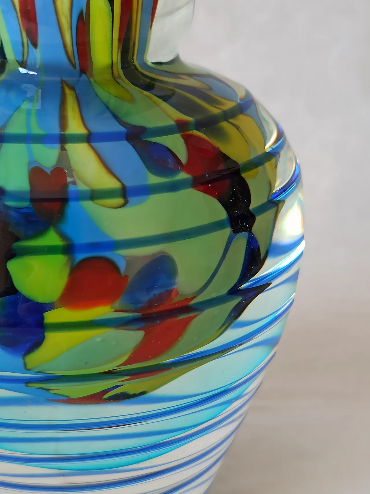 Vaso in Vetro di Murano anni '70 5