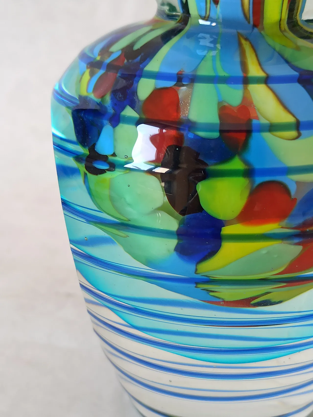 Vaso in Vetro di Murano anni '70 6