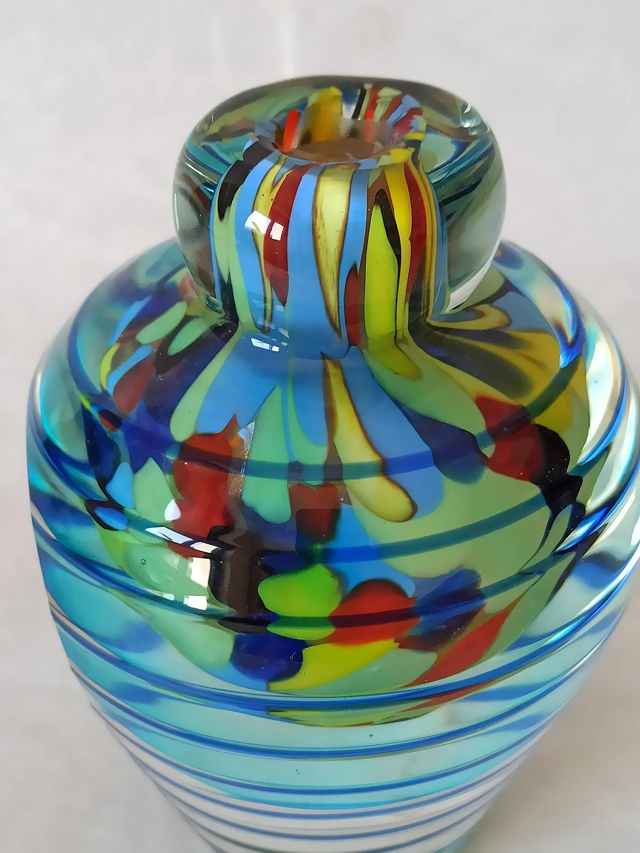 Vaso in Vetro di Murano anni '70 7