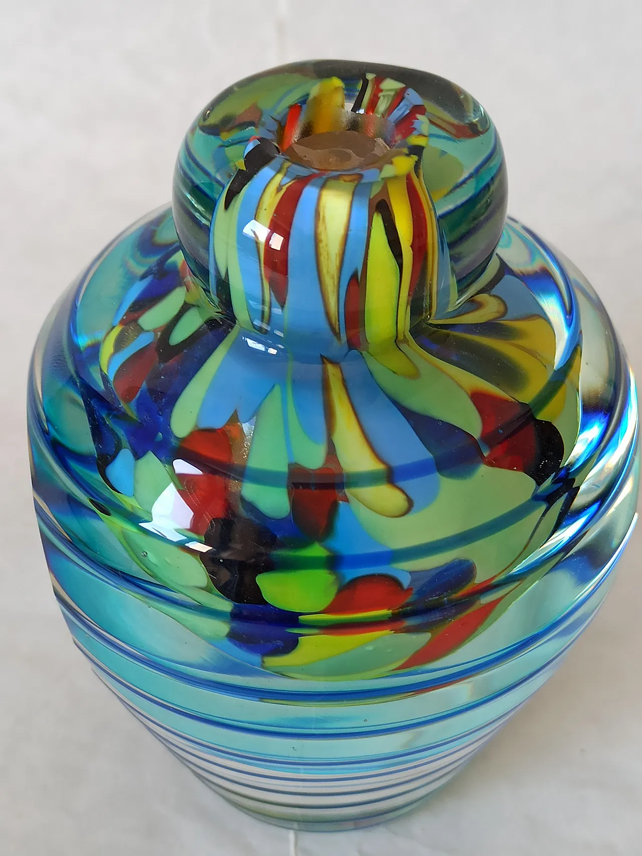 Vaso in Vetro di Murano anni '70 8