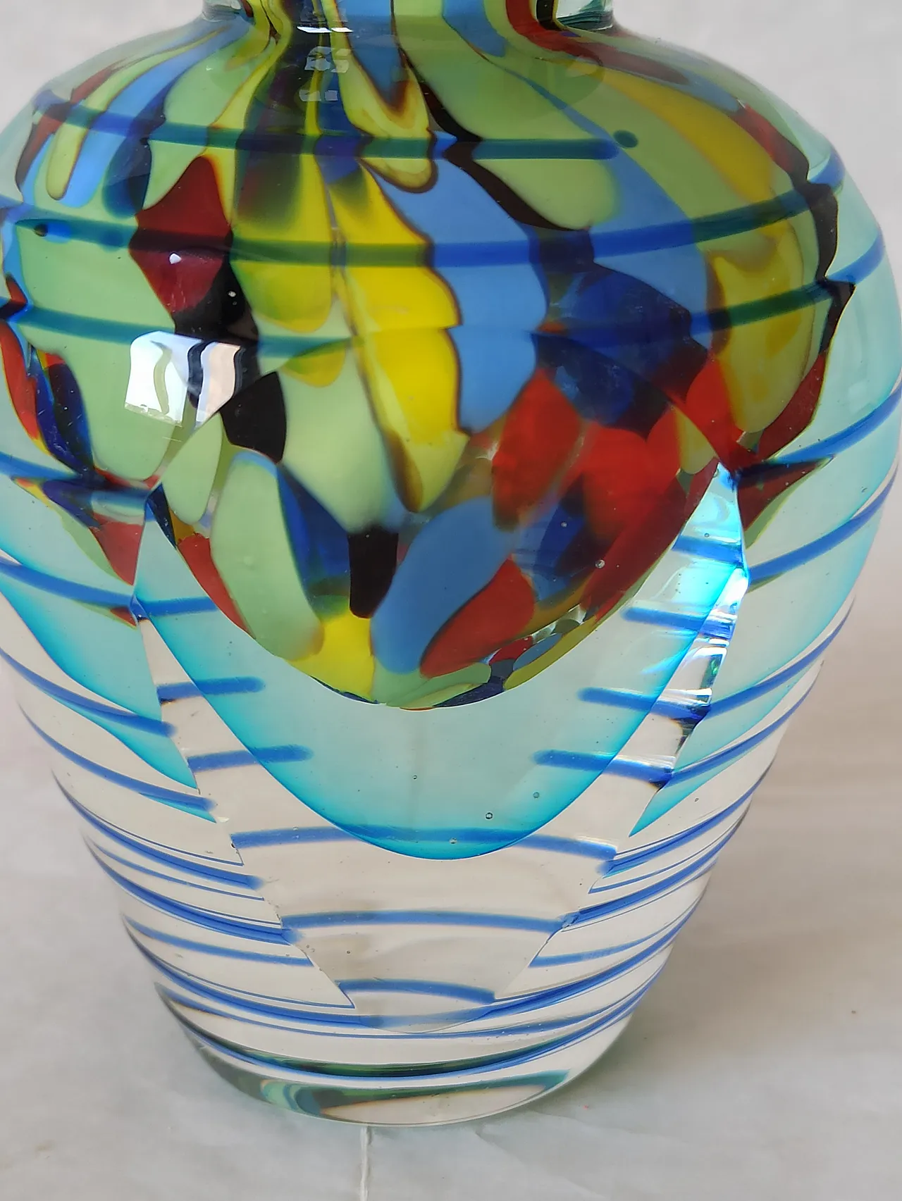 Vaso in Vetro di Murano anni '70 10