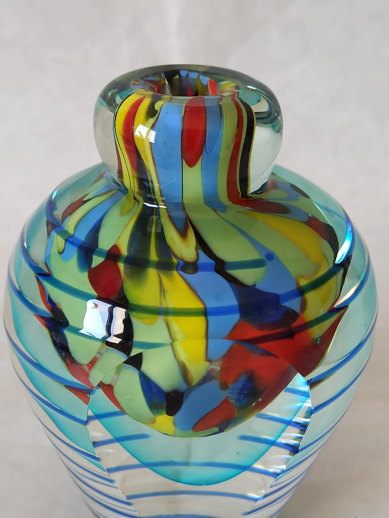 Vaso in Vetro di Murano anni '70 11