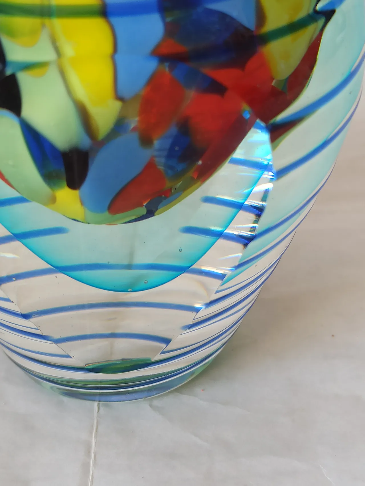 Vaso in Vetro di Murano anni '70 16