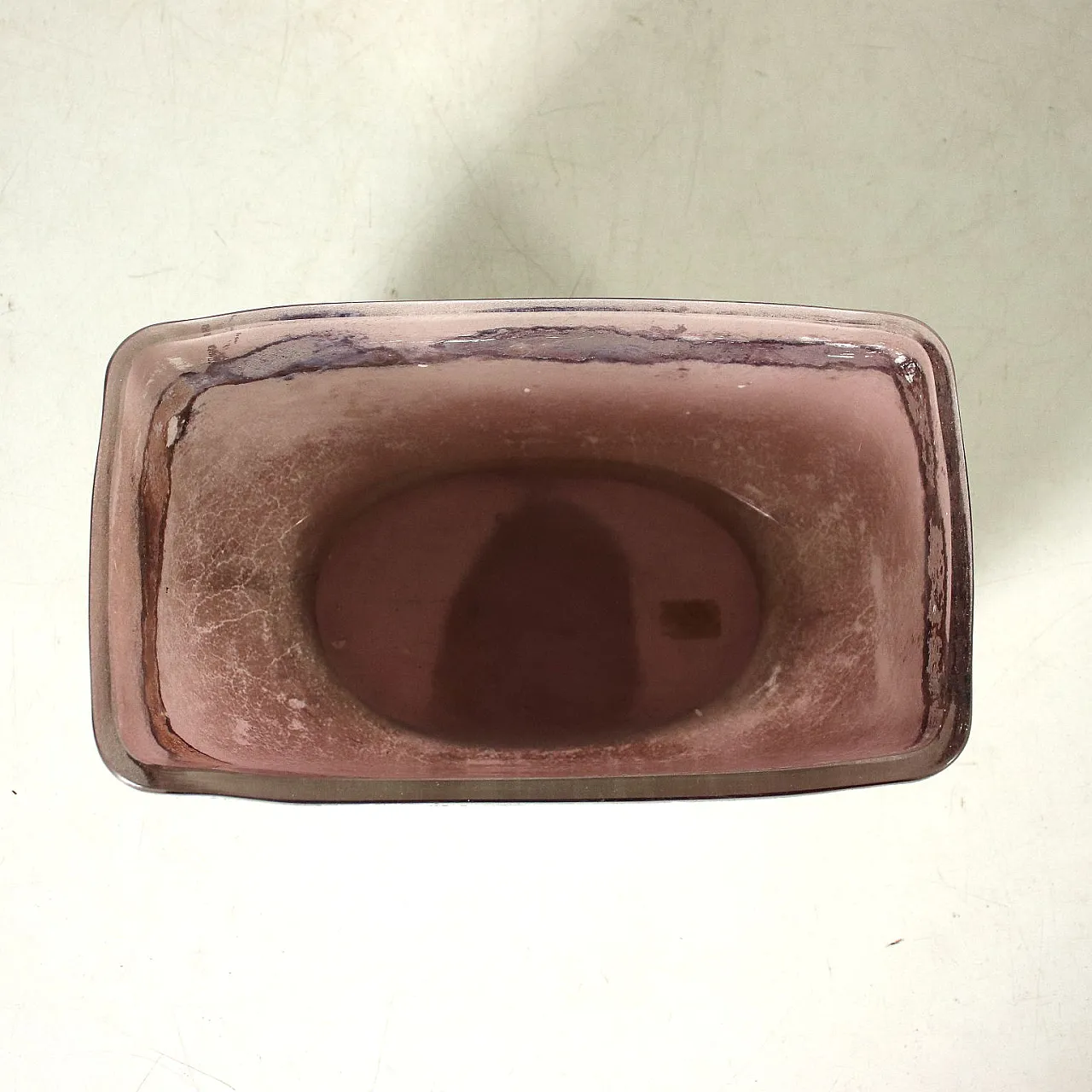 Ciotola in vetro scavo di Murano di Alfredo Barbini 3