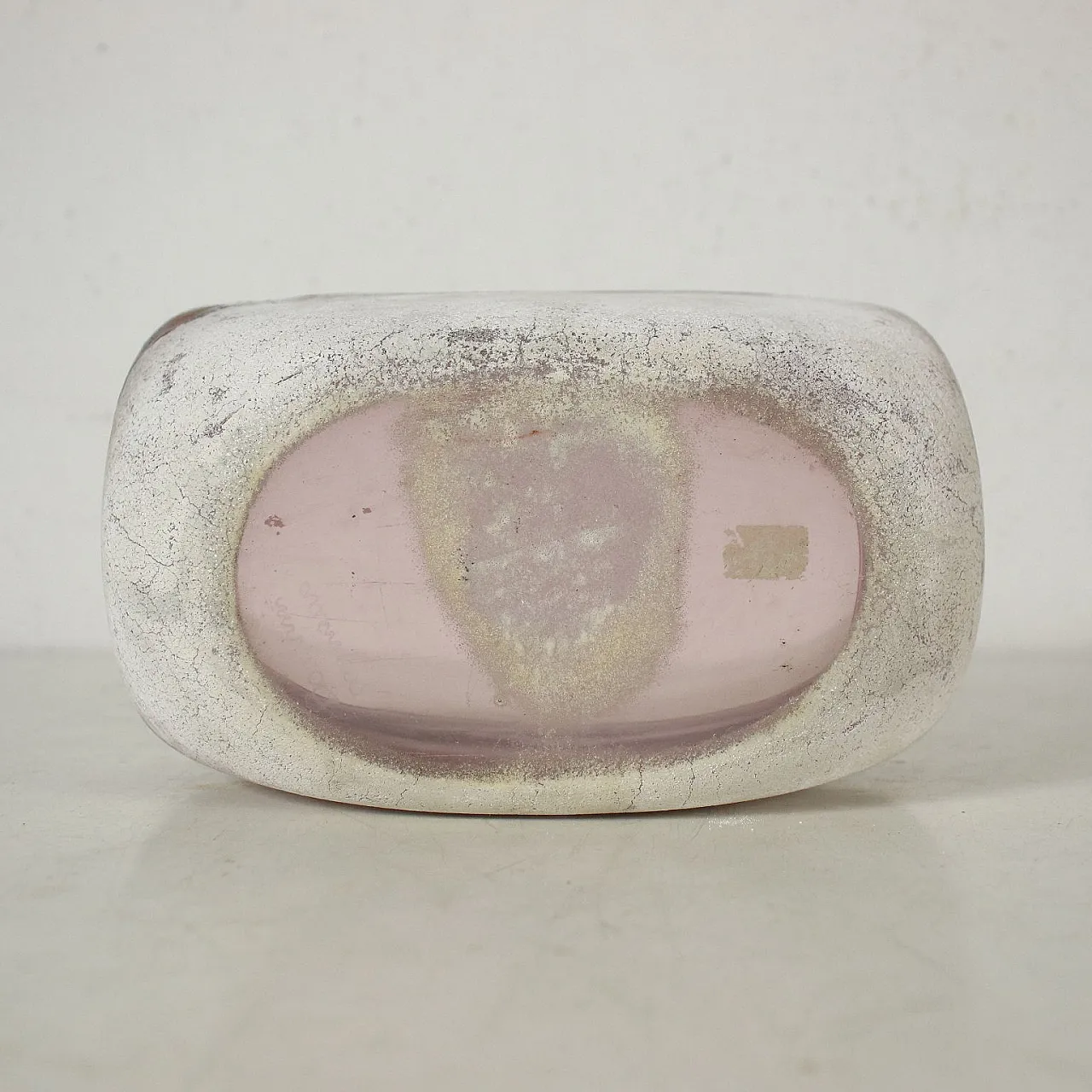 Ciotola in vetro scavo di Murano di Alfredo Barbini 4