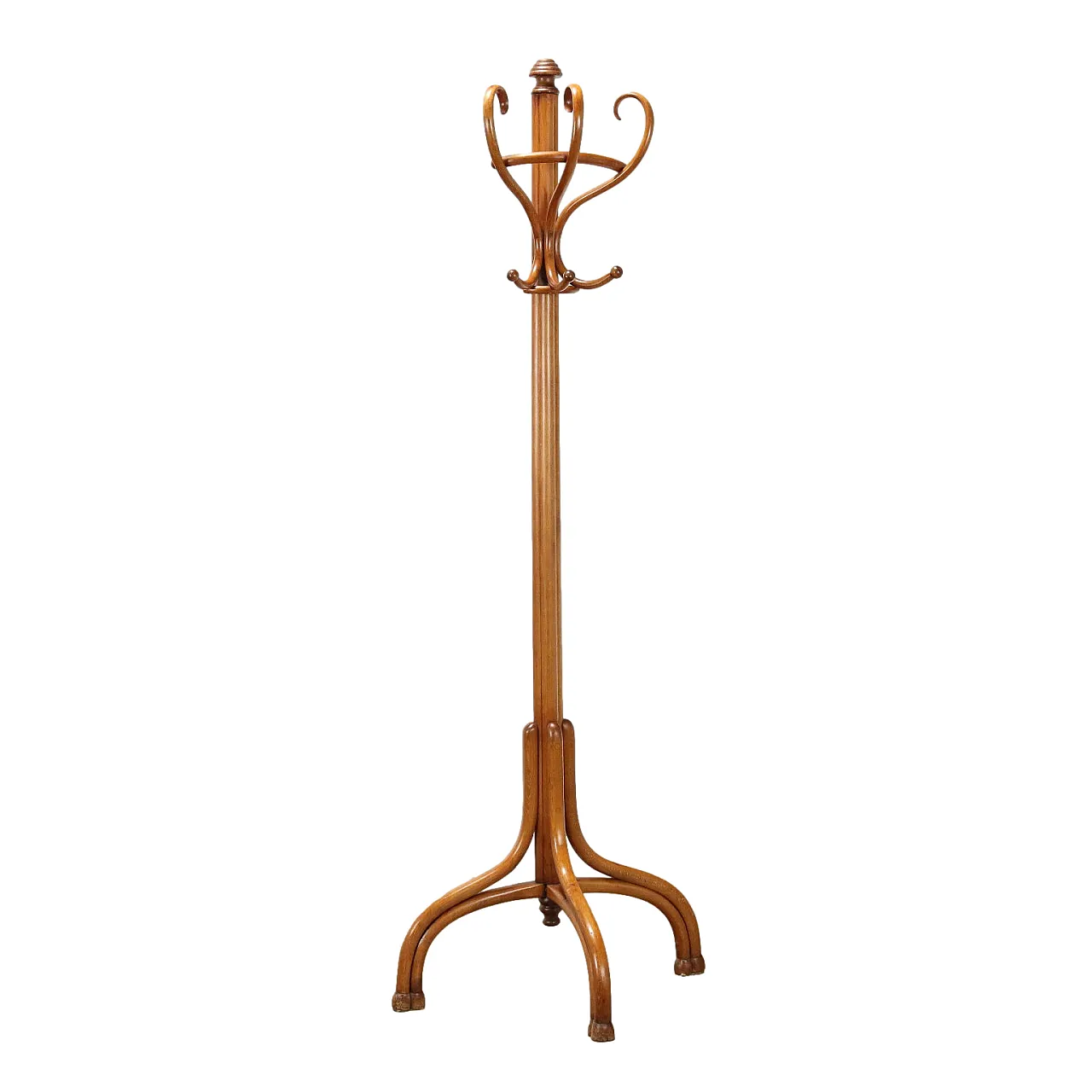 Appendiabiti Liberty in faggio curvato, '900 1