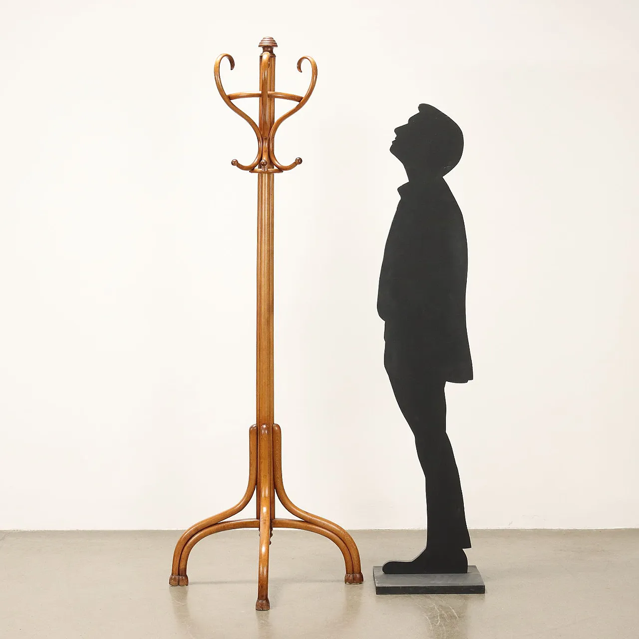 Appendiabiti Liberty in faggio curvato, '900 2