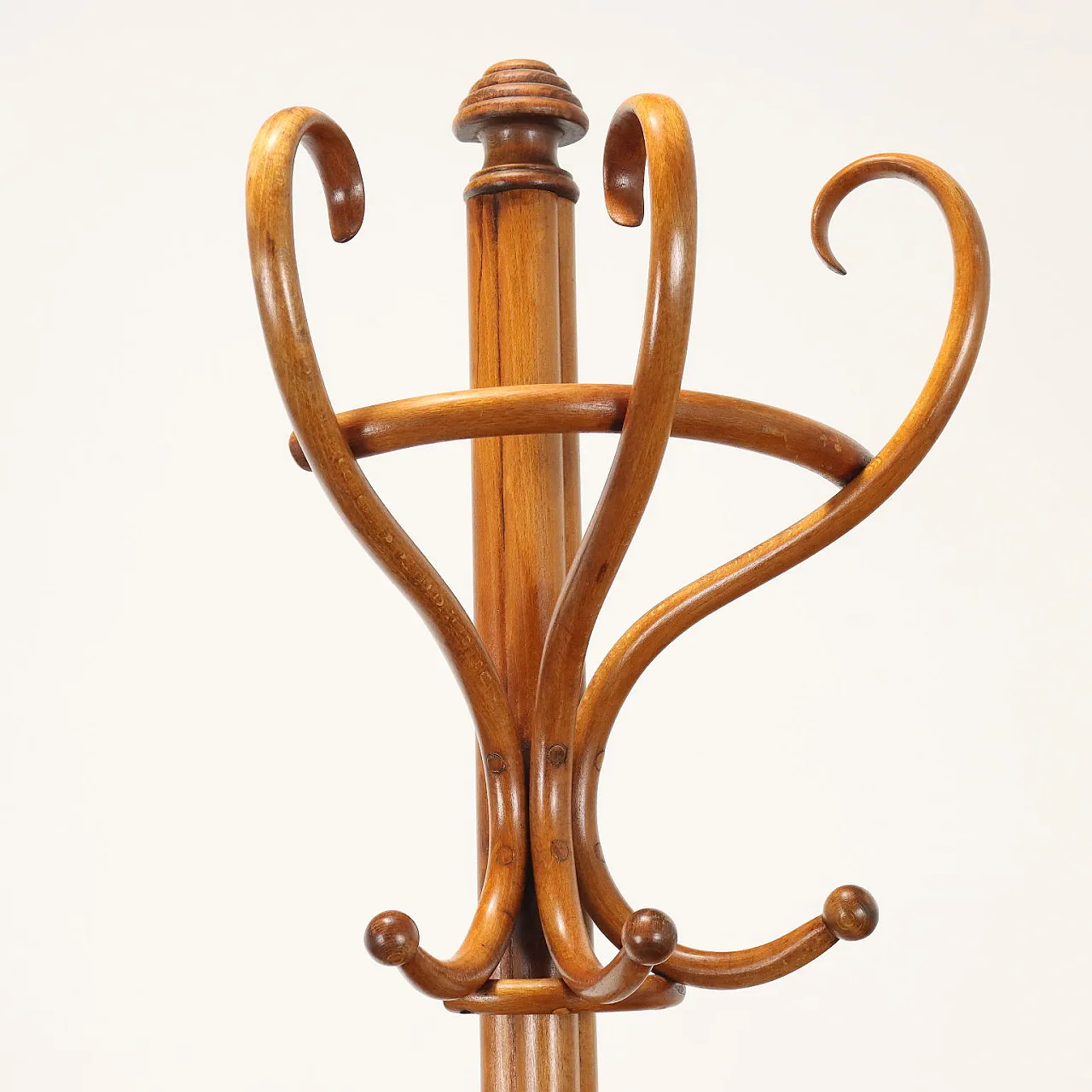 Appendiabiti Liberty in faggio curvato, '900 3