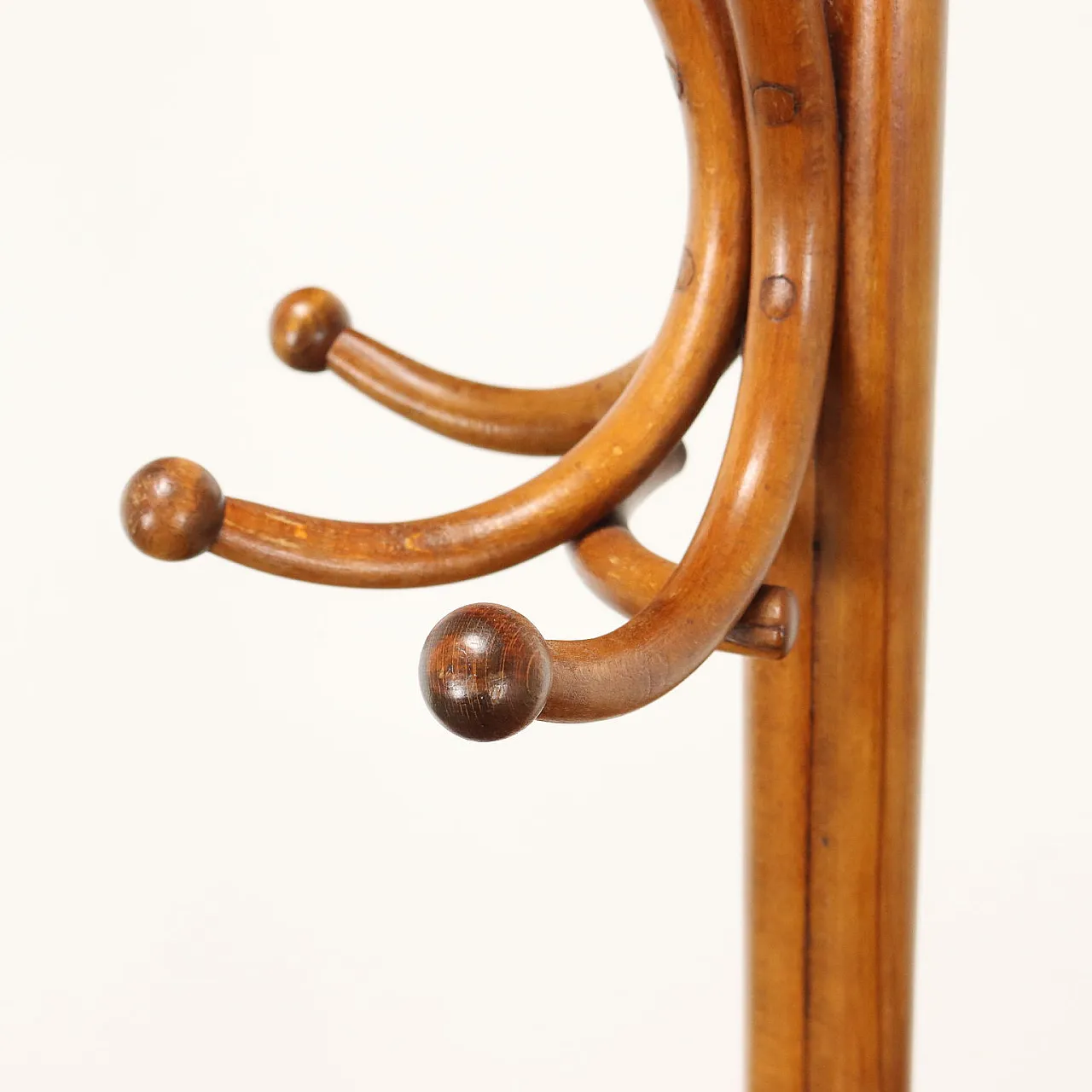 Appendiabiti Liberty in faggio curvato, '900 5