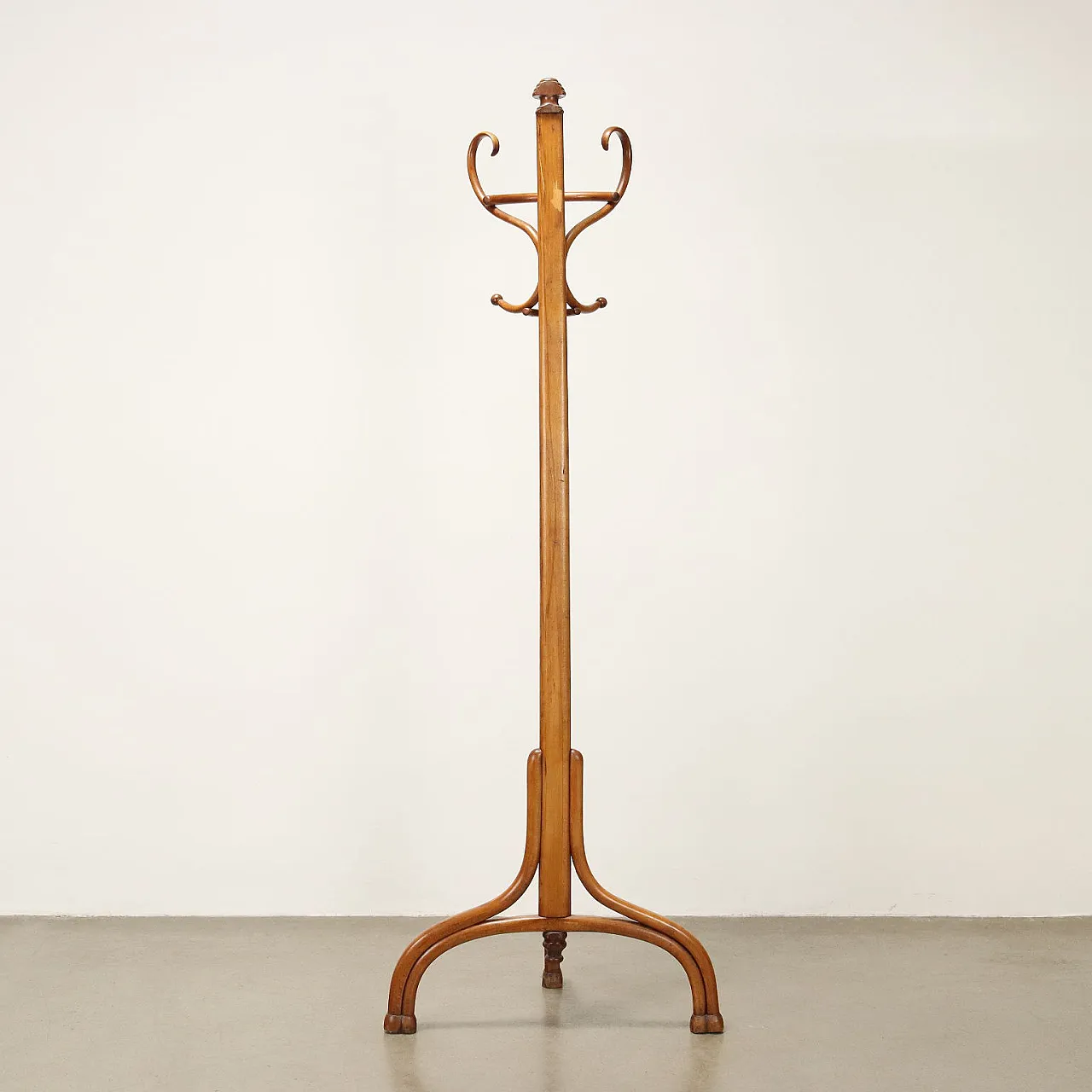 Appendiabiti Liberty in faggio curvato, '900 8