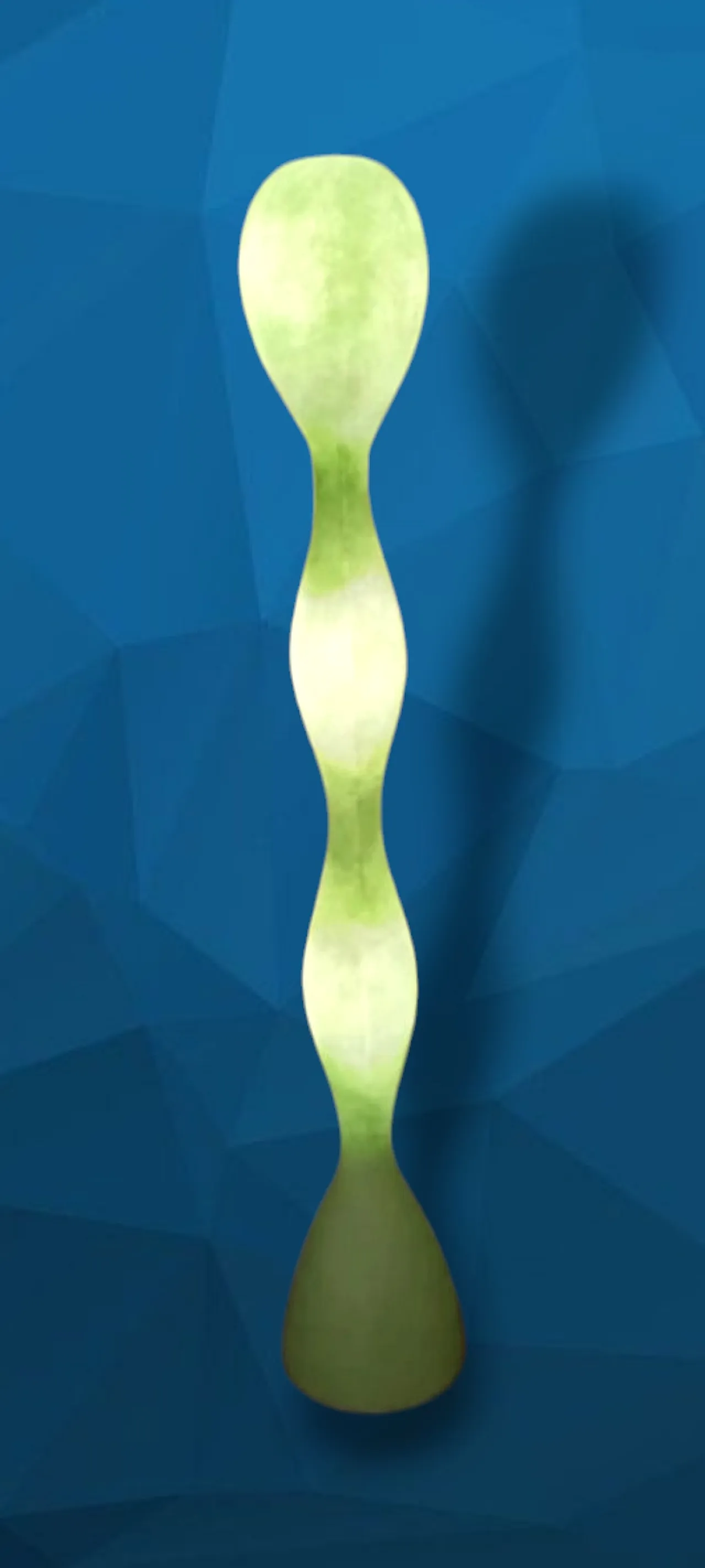 Guglielmo Berchicchi's "yoga" ground lamp for Kundalini. 2