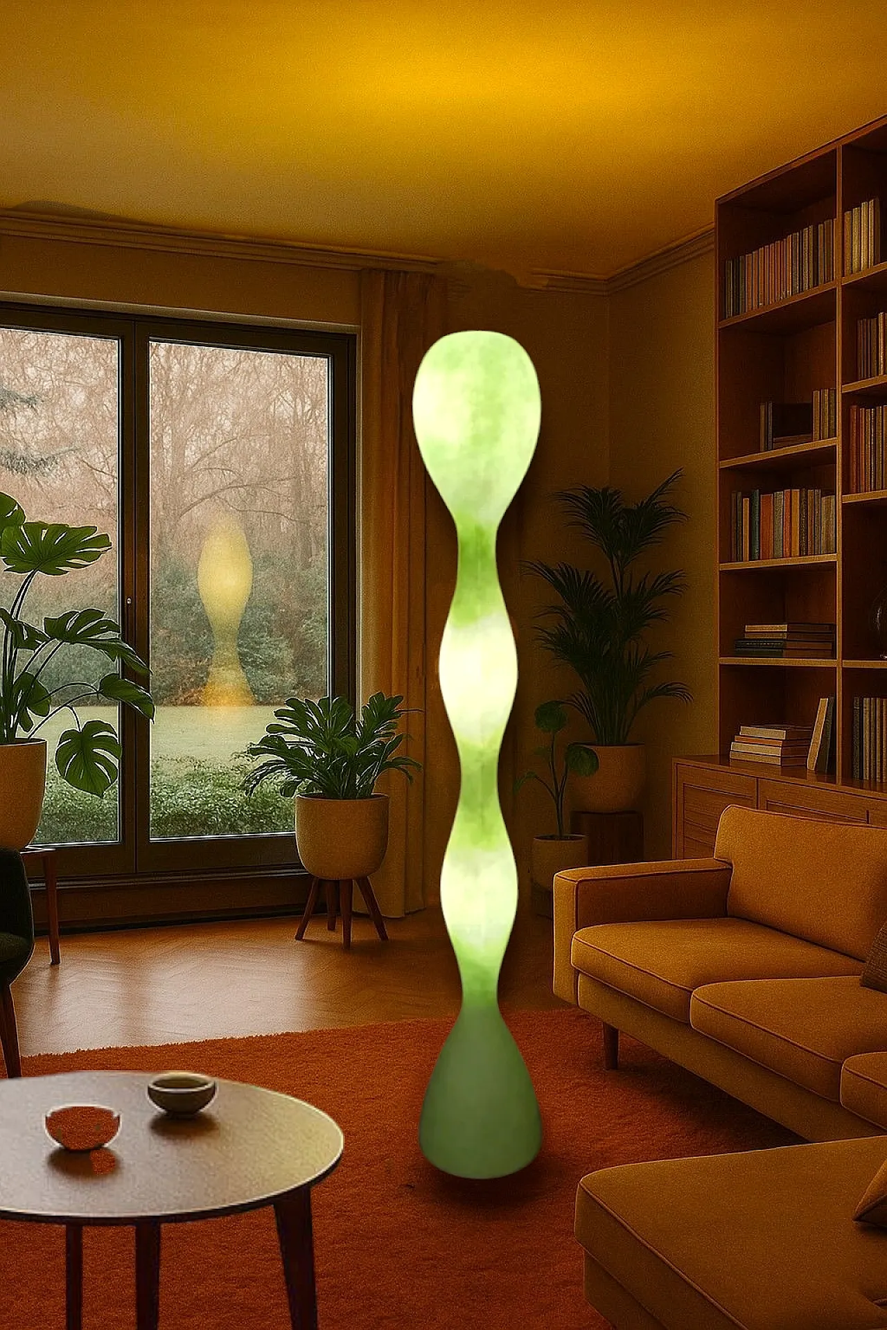 Guglielmo Berchicchi's "yoga" ground lamp for Kundalini. 3