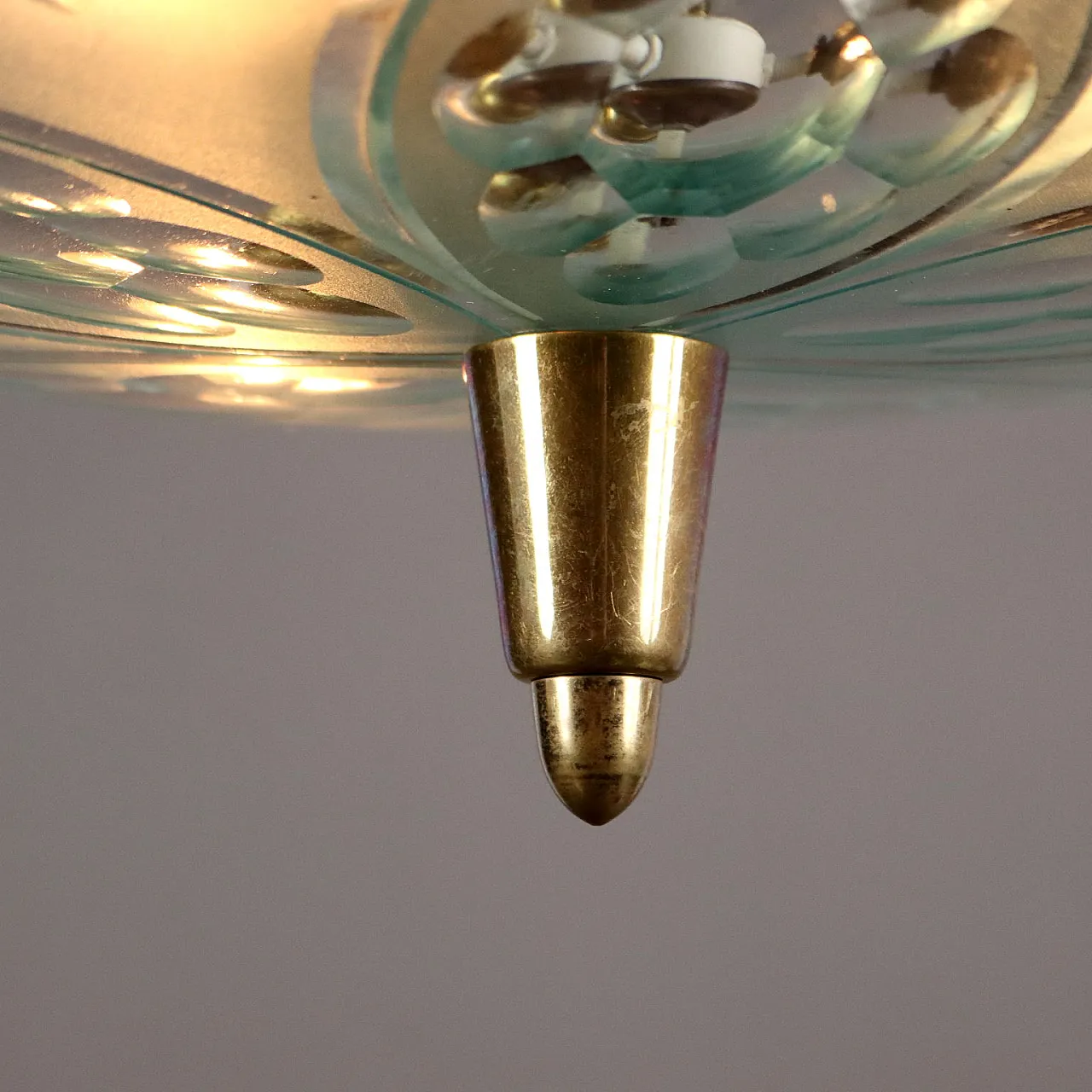 Ceiling lamp glass, 50s 4