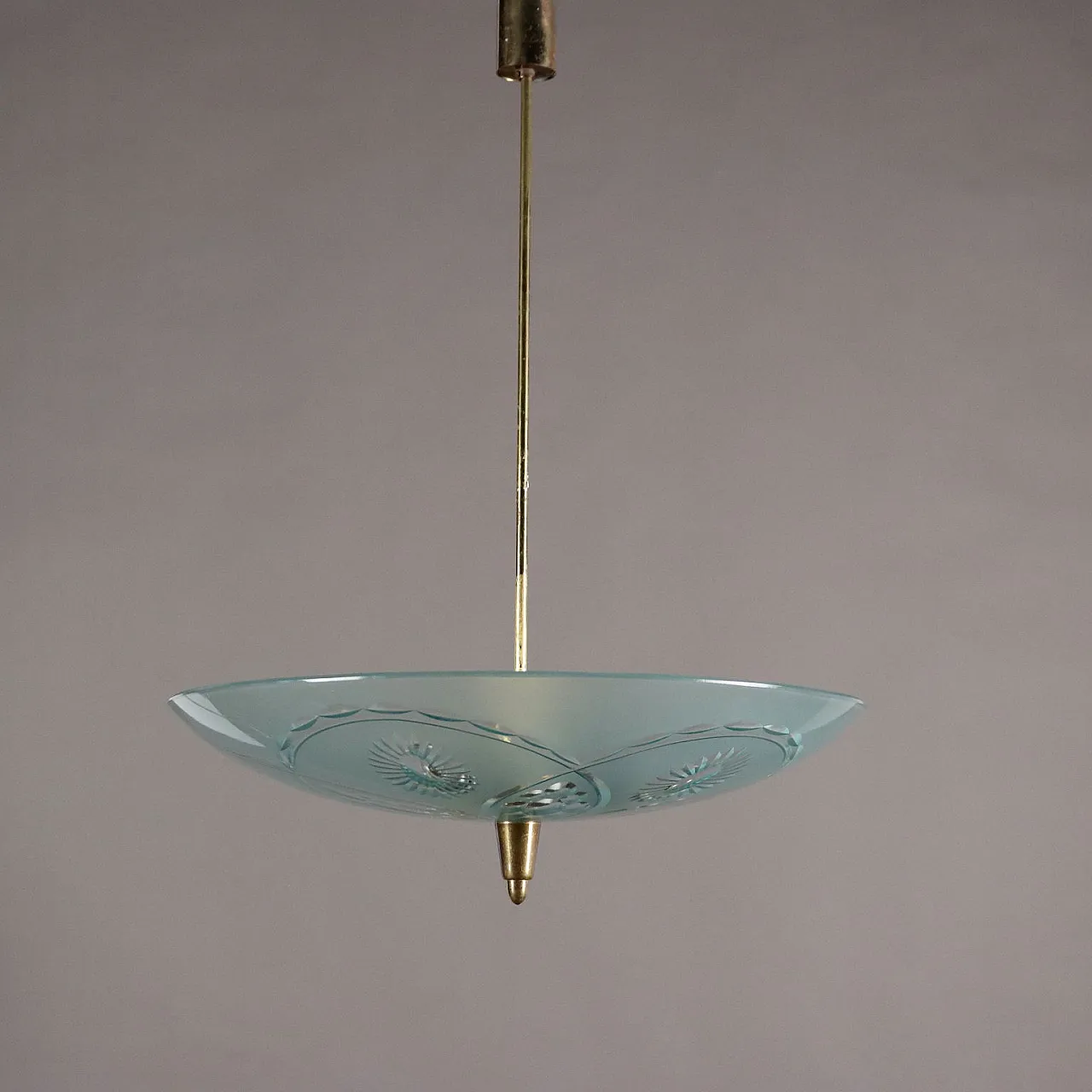 Ceiling lamp glass, 50s 5