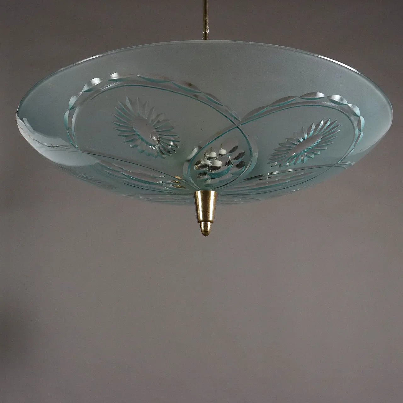 Ceiling lamp glass, 50s 6
