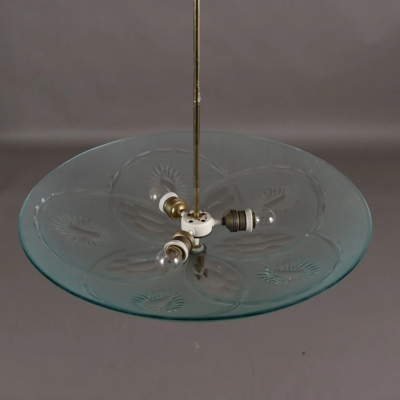 Ceiling lamp glass, 50s 9