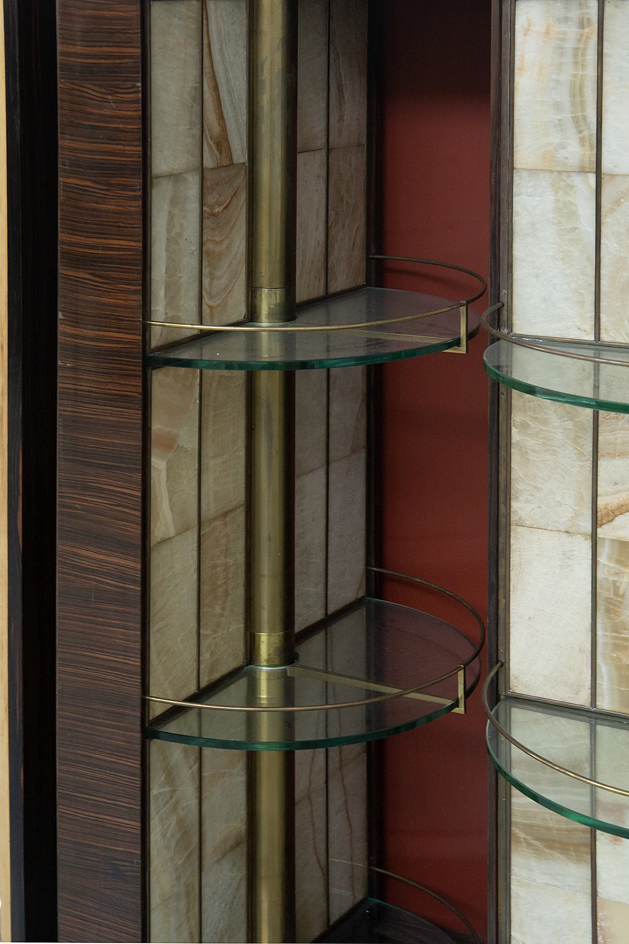 Mobile bar in stile Art Déco cinese con marmi, anni '30 12