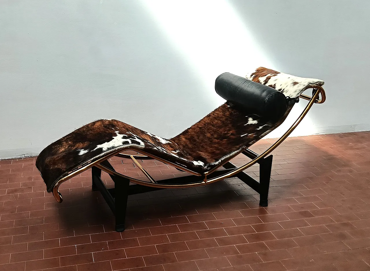 Chaise longue in metallo e pelle di Pierre Cardin, anni '80 34