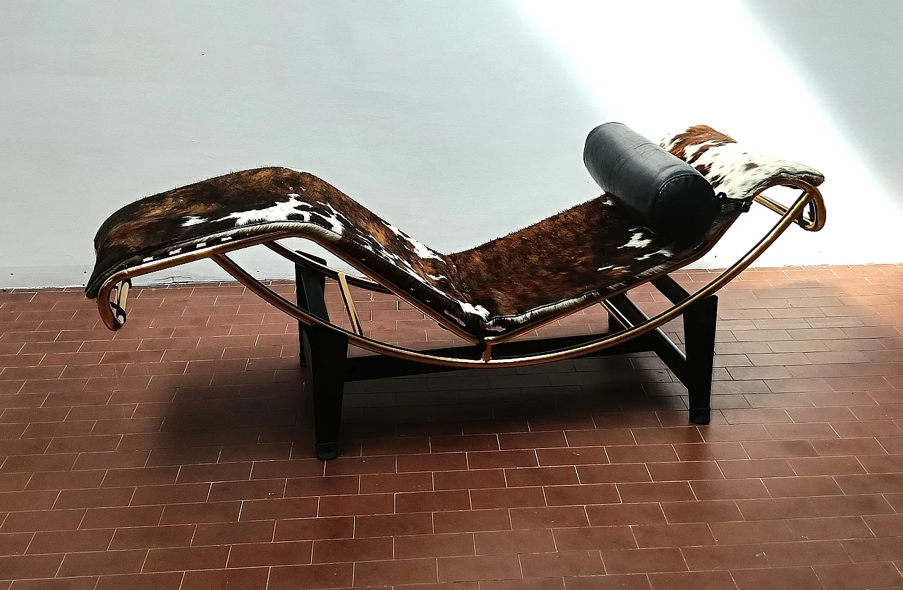 Chaise longue in metallo e pelle di Pierre Cardin, anni '80 37