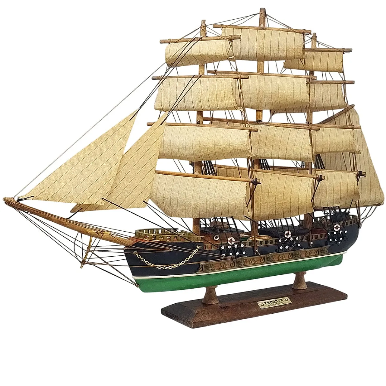 Fragata Siglo XVIII model ship, 1970s 1