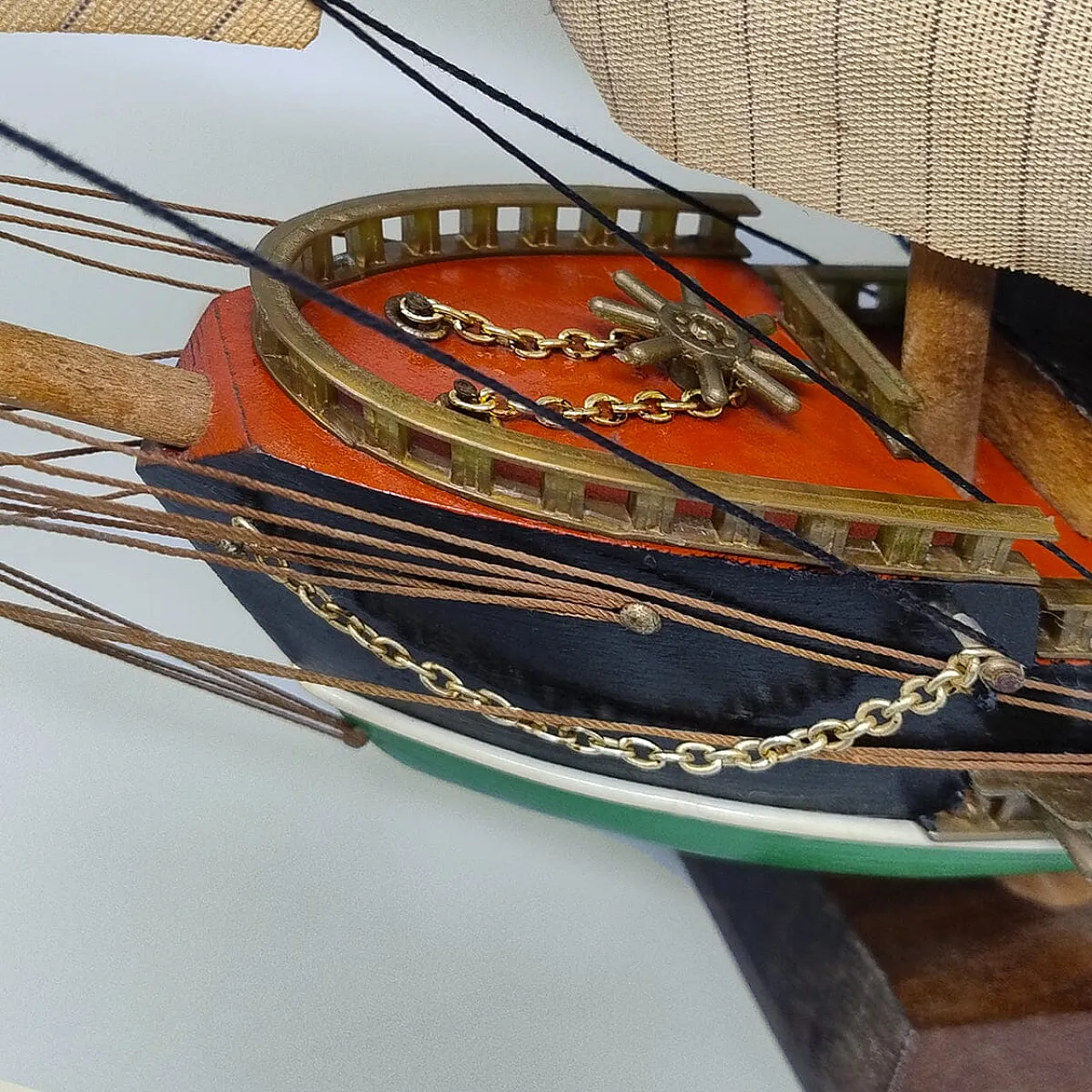 Fragata Siglo XVIII model ship, 1970s 7