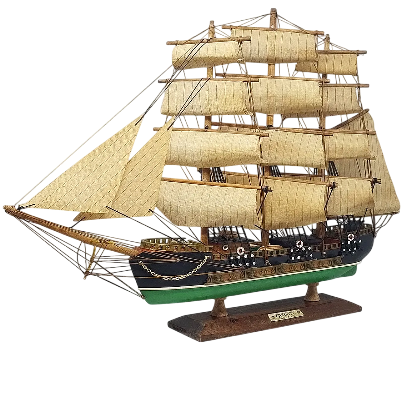 Fragata Siglo XVIII model ship, 1970s 10
