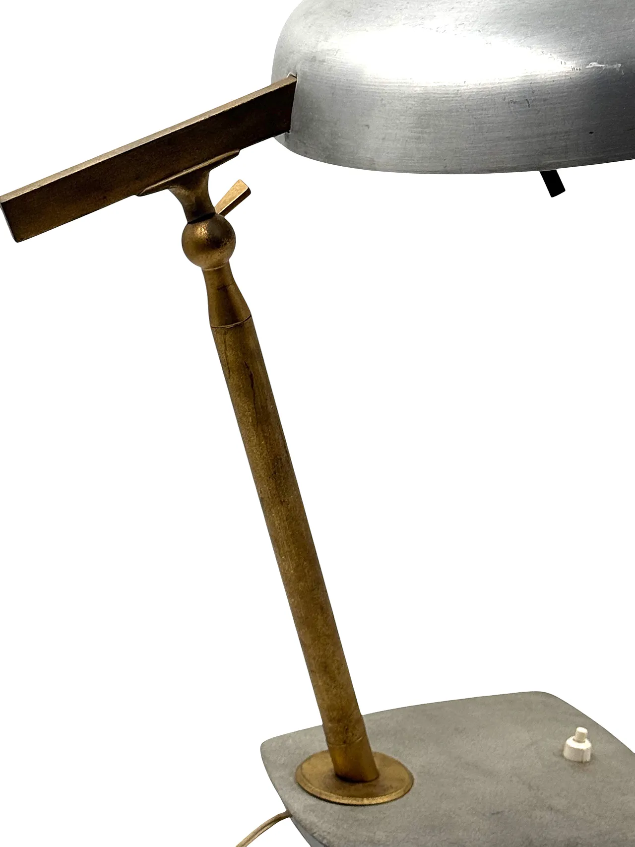 Table lamp by Oscar Torlasco for Lumi in brass, 1960s 8