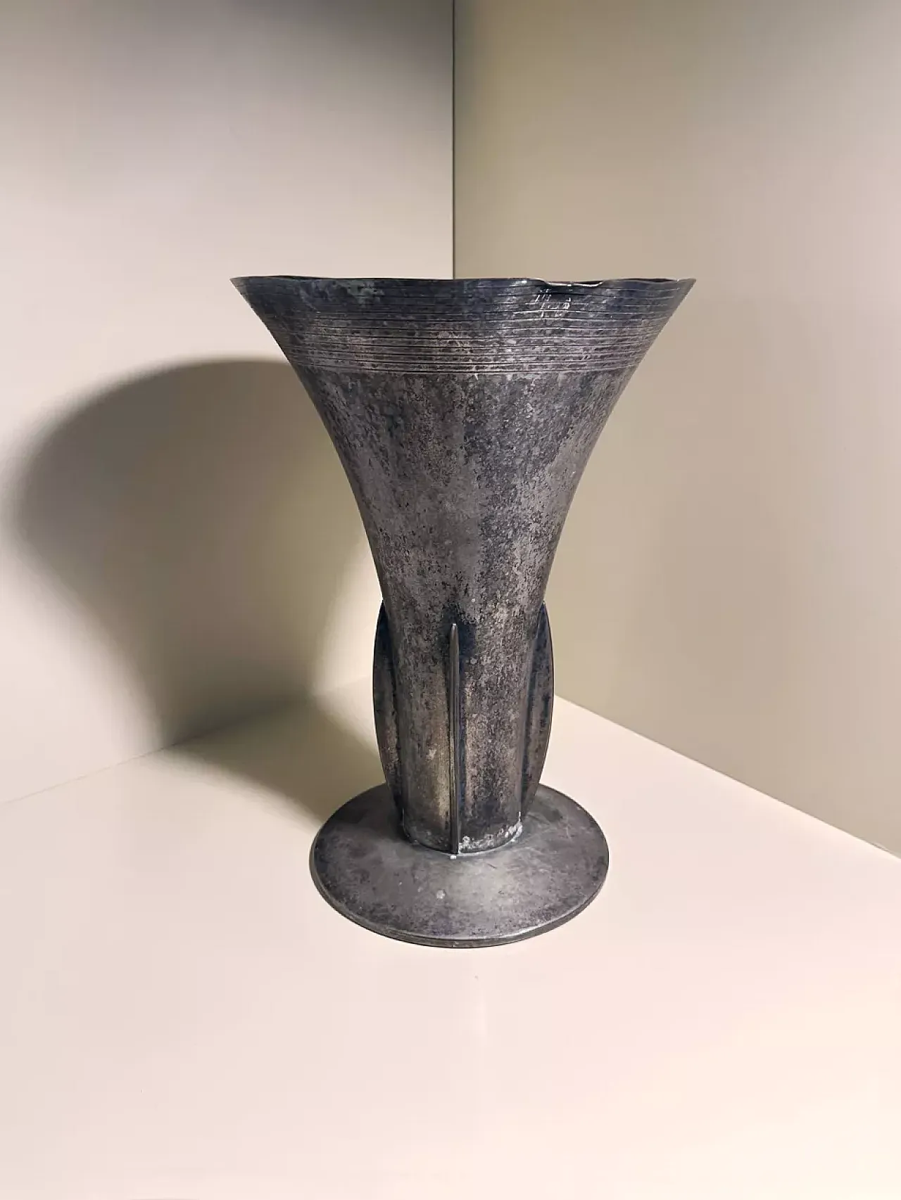 Large silver-plated amphora vase WMF, 1925 8