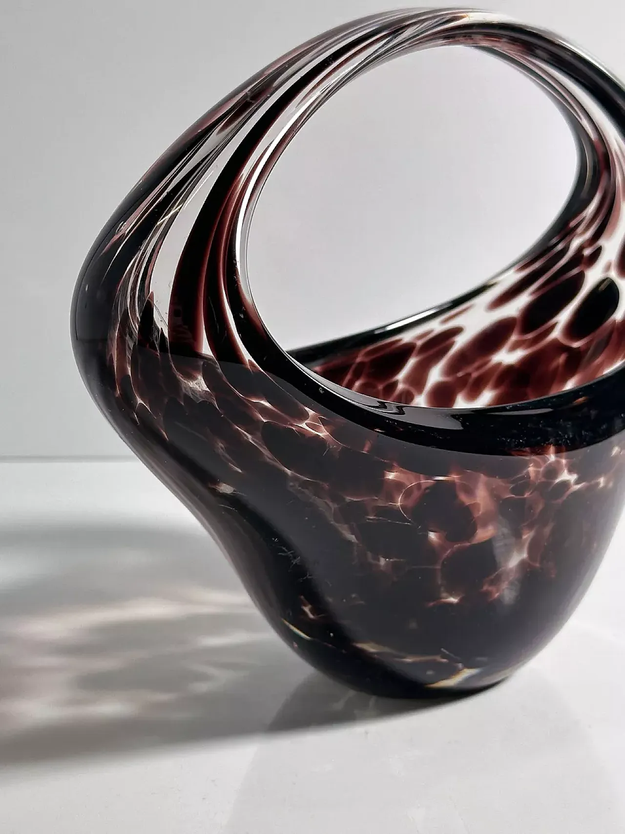 Manico in vetro di Tartaruga Murano, anni '70 4