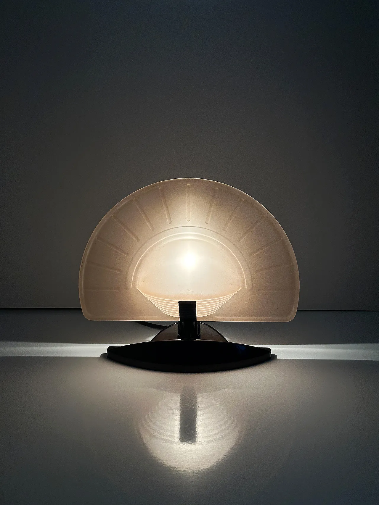 Italian Art Deco fan lamp by Vincenzo Missanelli for Ladue - 1980s 4