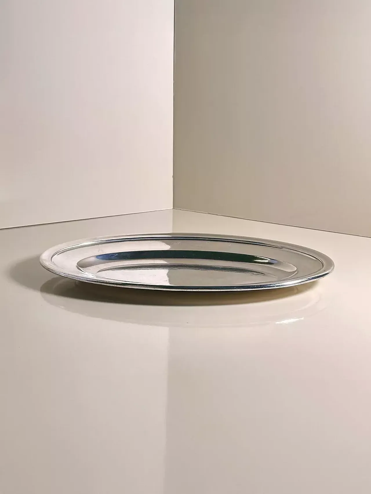 Silver-plated Christofle tray Grand Hotel du Lac St. Moritz, 1930s 6