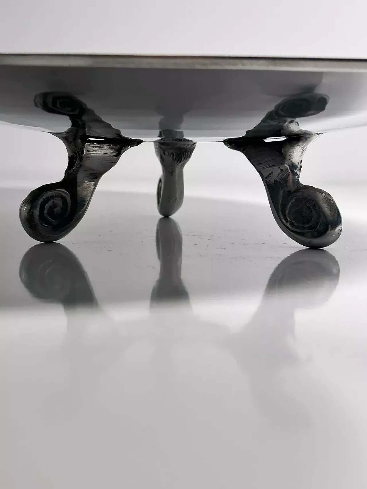 Indonesian footed bowl Mid Cenury 1950s 4