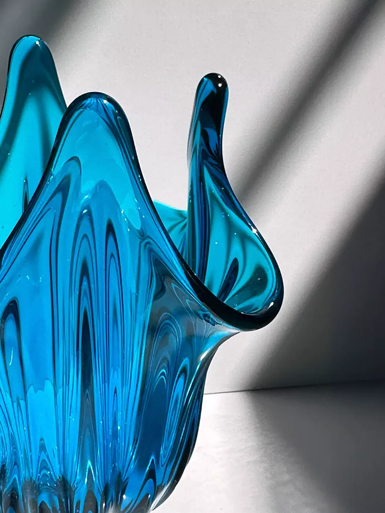 Vaso ad anfora di vetro vichingo, anni '60 5