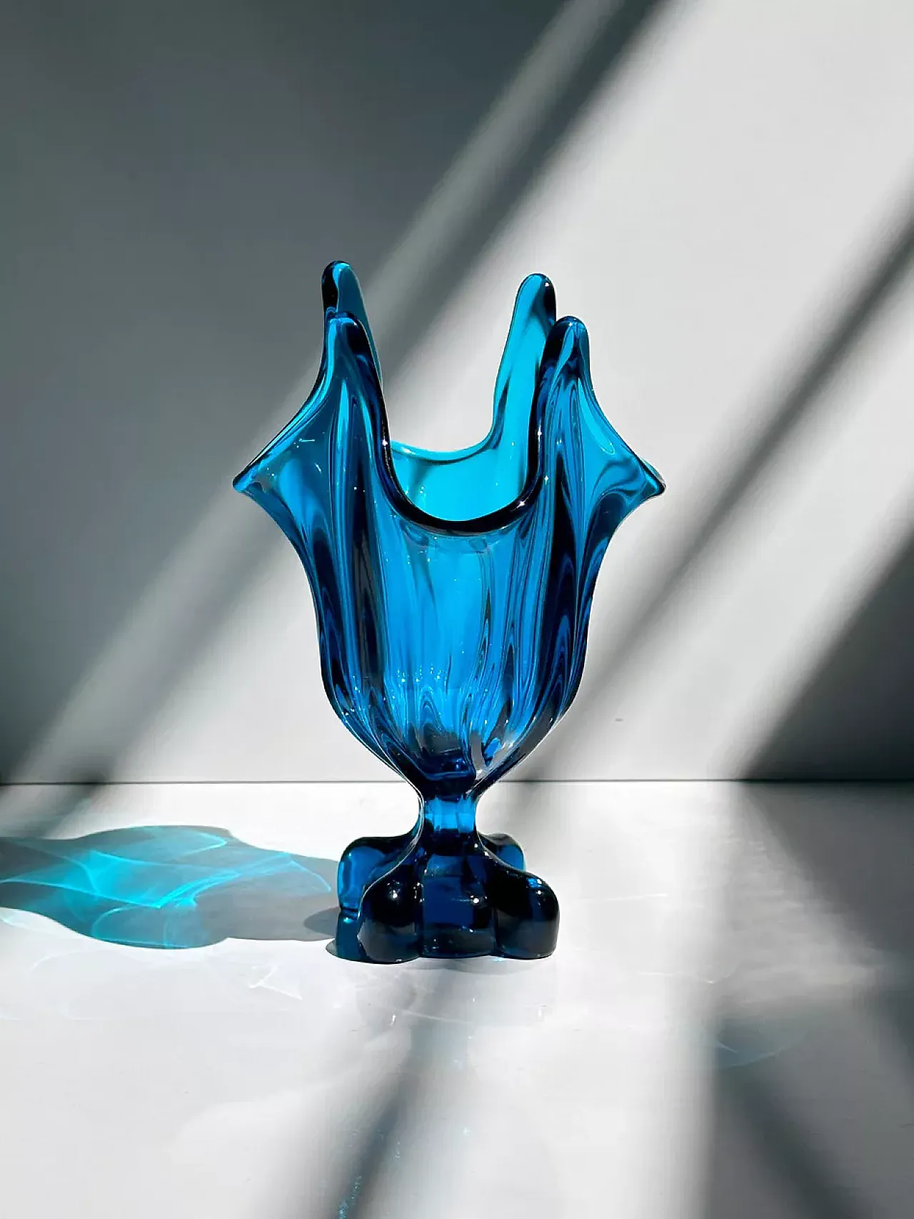 Vaso ad anfora di vetro vichingo, anni '60 6