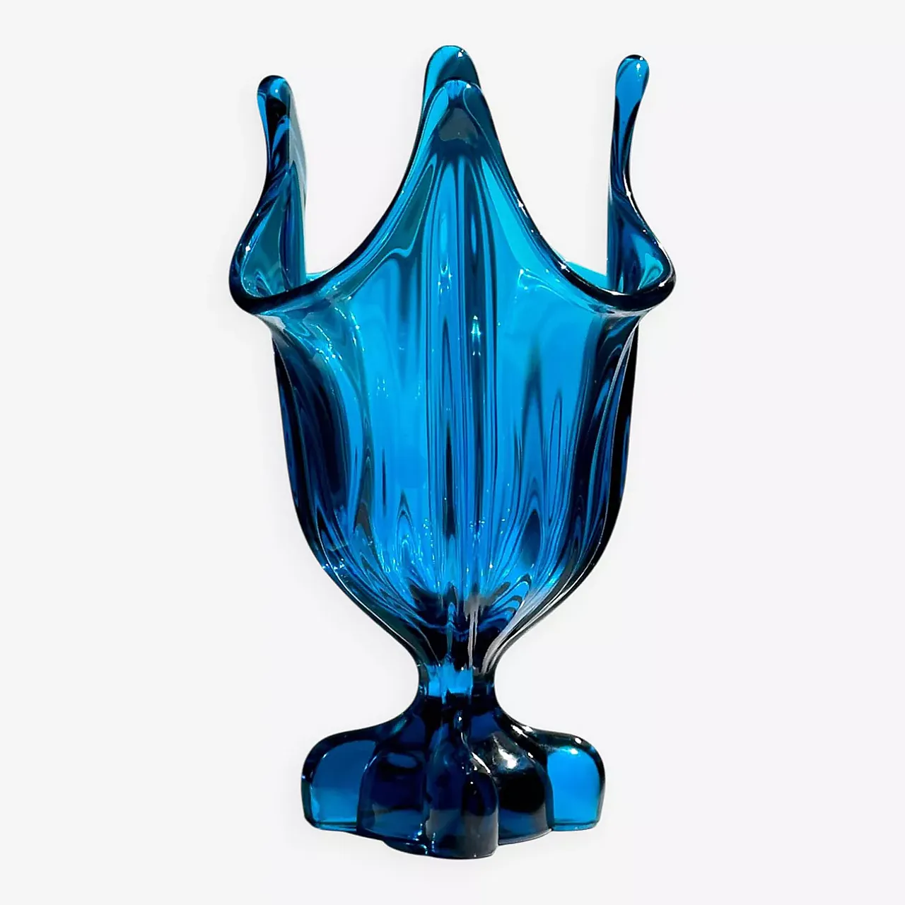 Vaso ad anfora di vetro vichingo, anni '60 7