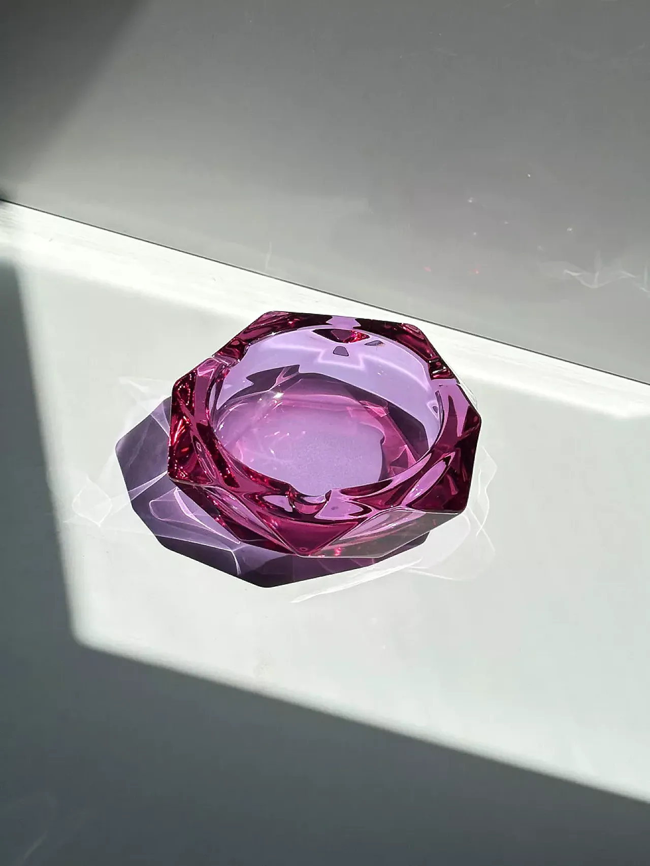 Murano Alexandrite Ashtray, anni '70 1