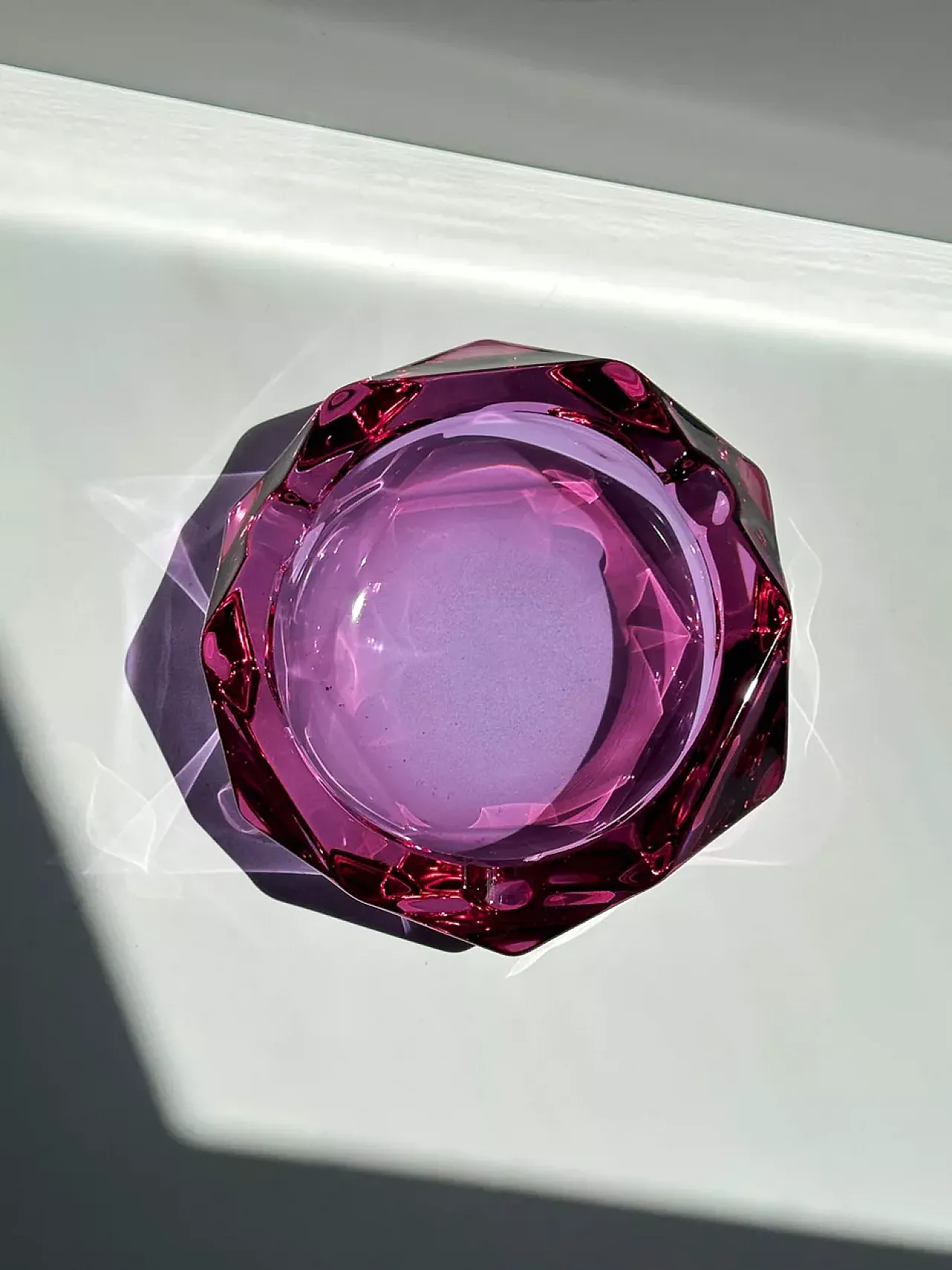 Murano Alexandrite Ashtray, anni '70 3