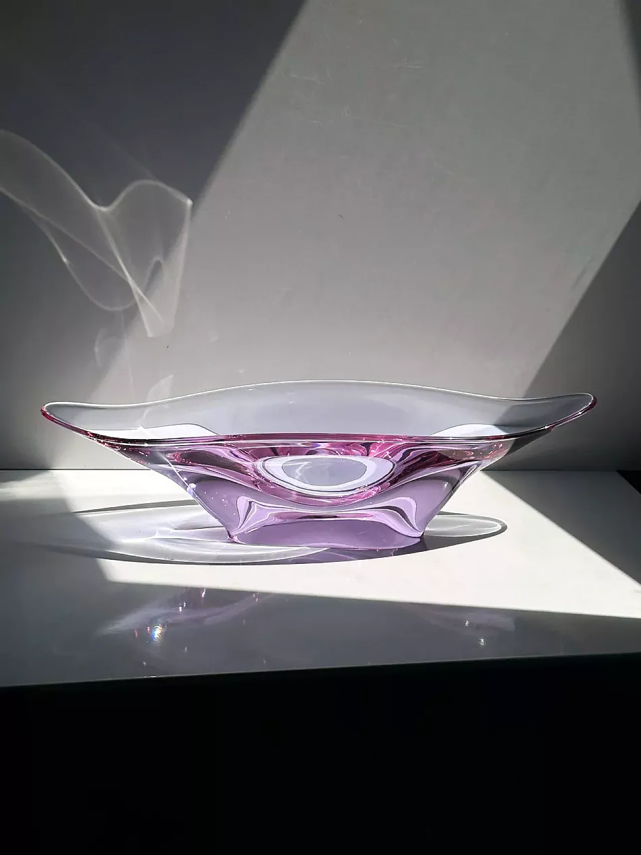 Ciotola Alessandrite di Boemia vetro neodymio di Skrdlovice, anni '60 2