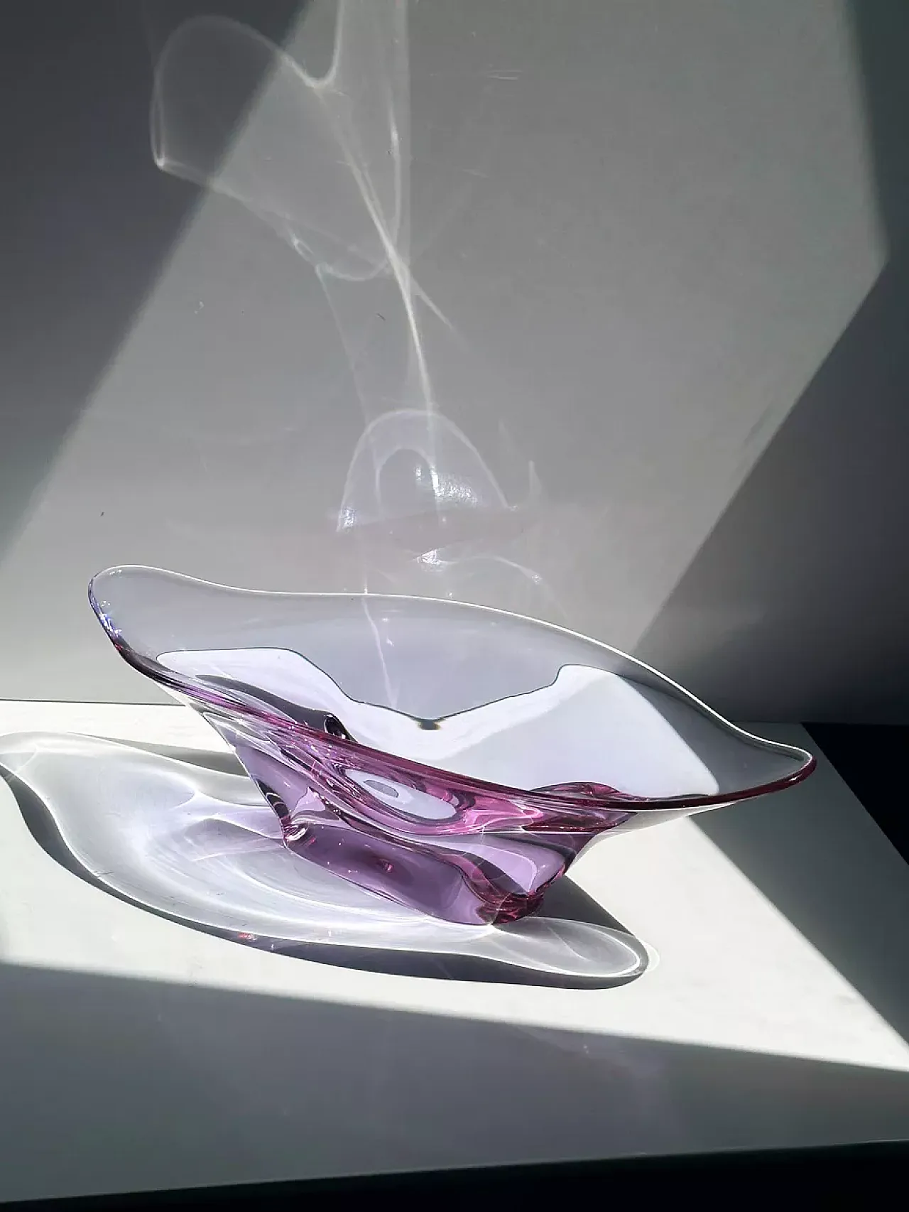 Ciotola Alessandrite di Boemia vetro neodymio di Skrdlovice, anni '60 5