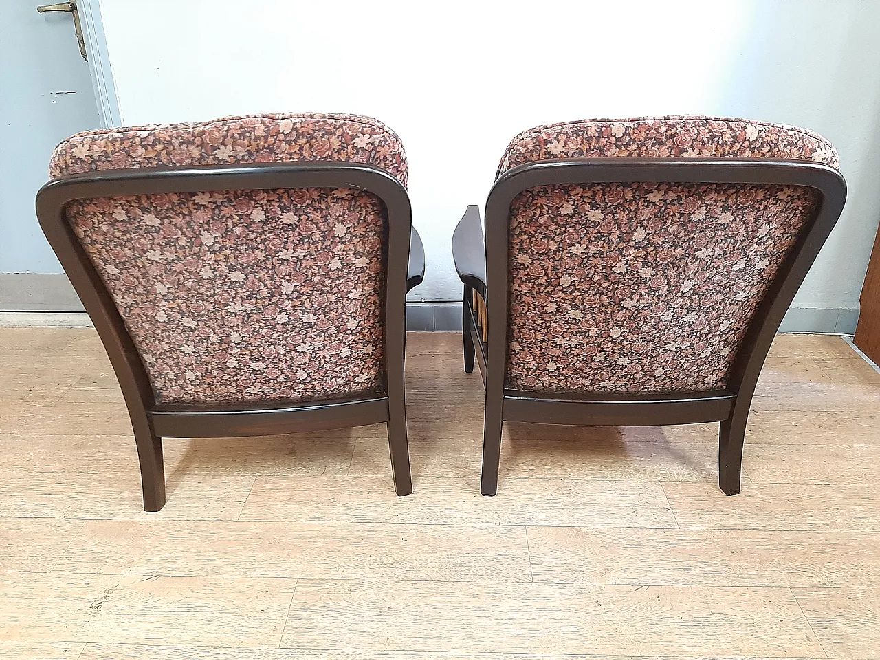 Pair of armchairs Paolo Buffa style, 50s 7