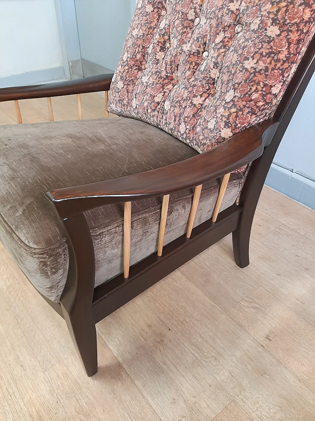 Pair of armchairs Paolo Buffa style, 50s 8