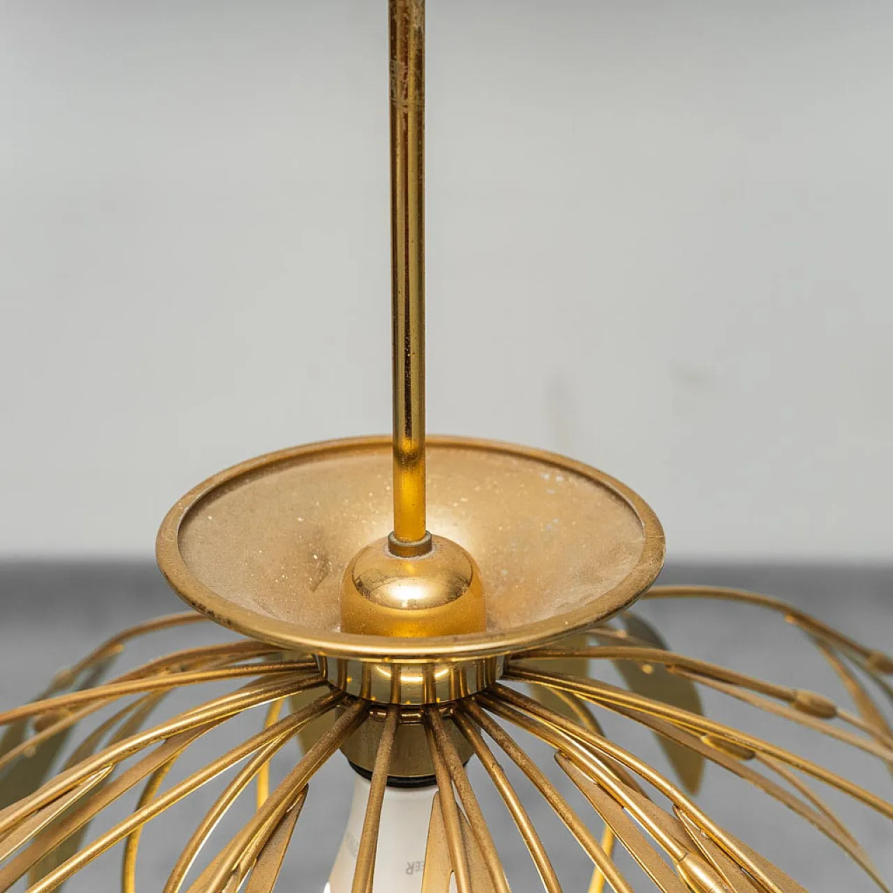 70s brass chandelier 5