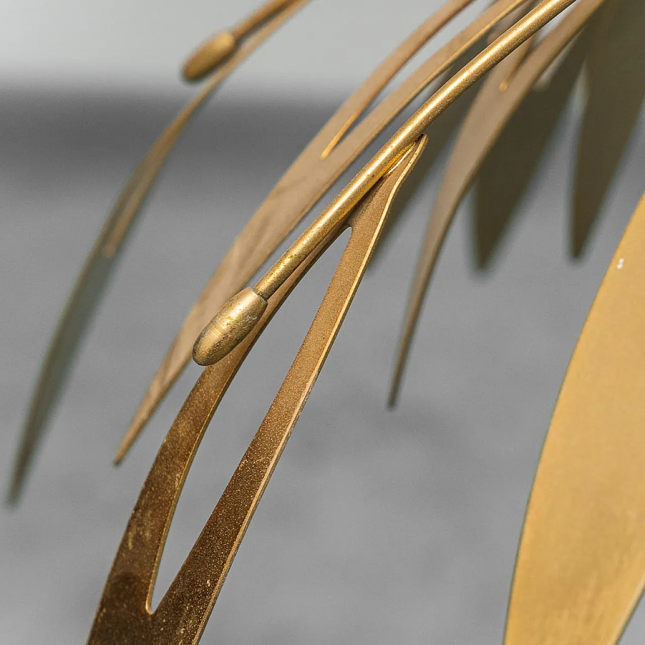 70s brass chandelier 7