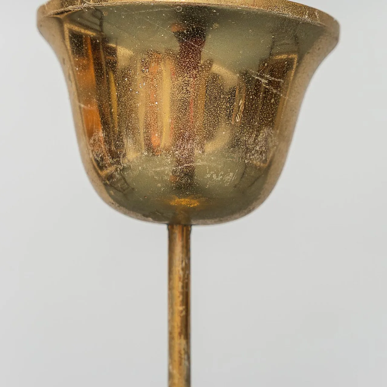 70s brass chandelier 10