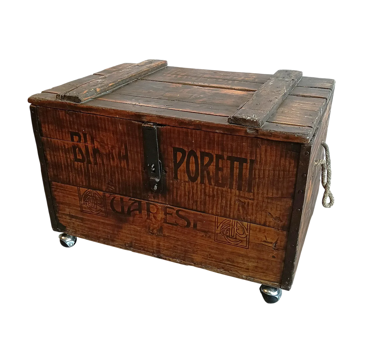 Service table Birra Poretti on wheels, 1912 30