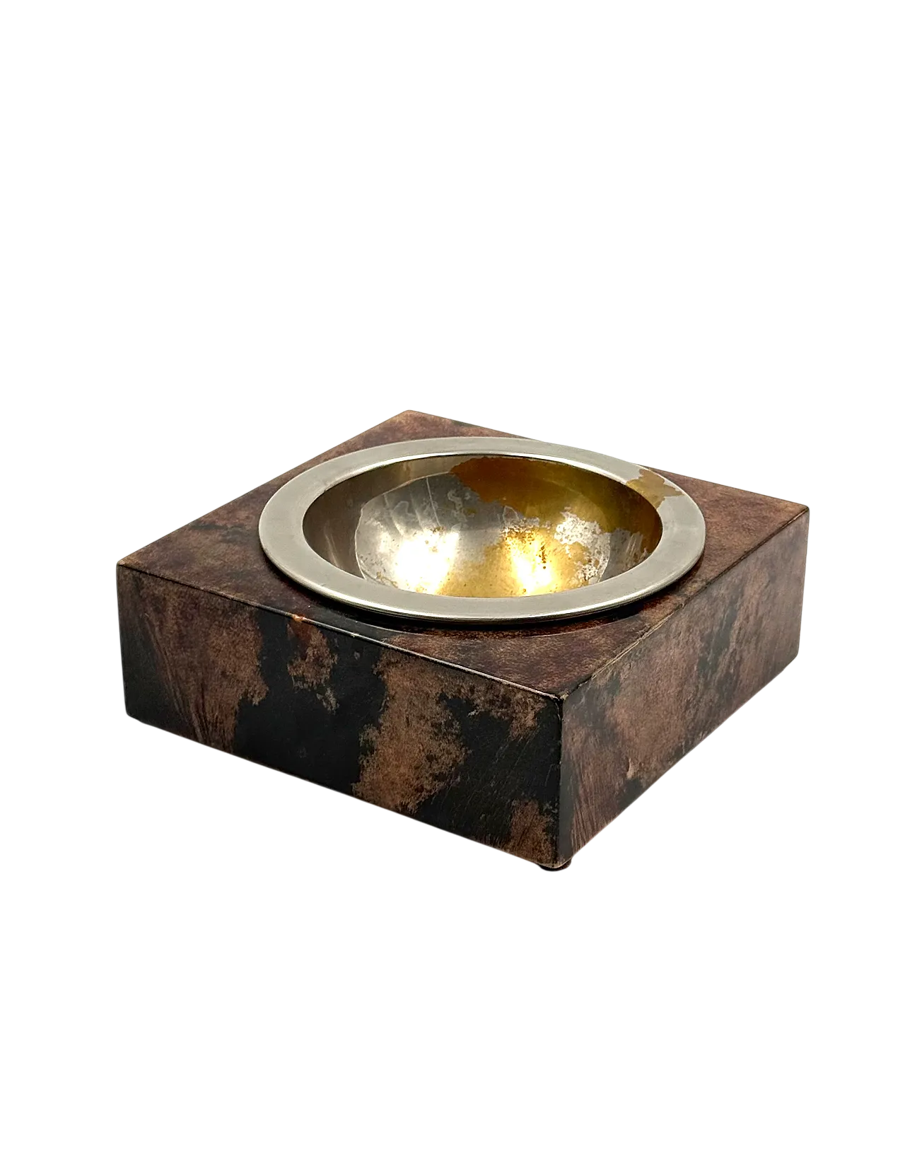 Brown Parent Ashtra by, Aldo Tura, 1960 16