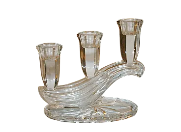 Titolare delle candele, 3 armi, Candelabra Art Deco
