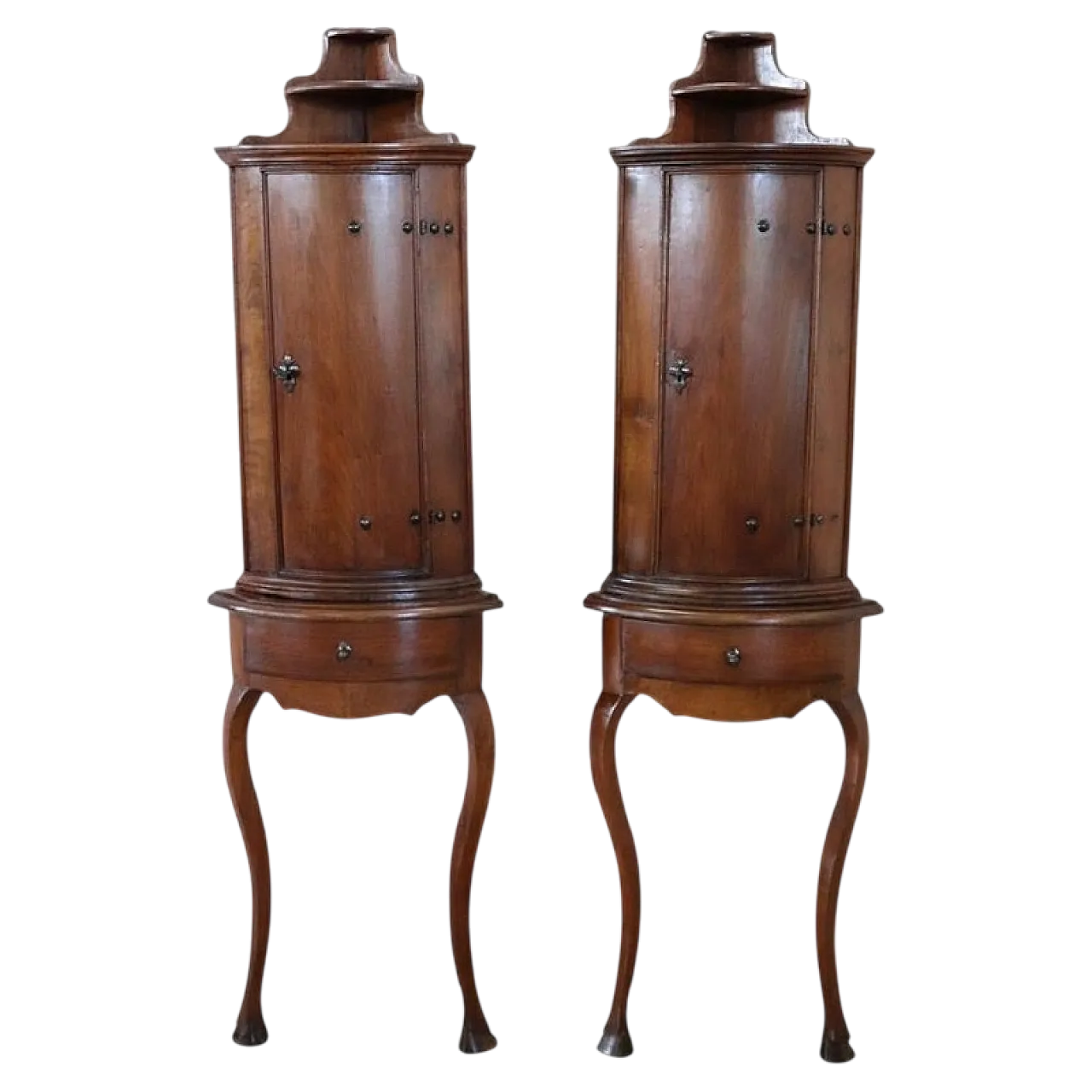 Coppia di angoliere antiche, '700 13